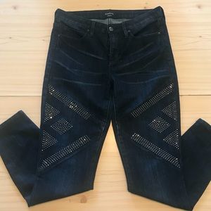 Bebe rhinestones jeans